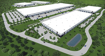 Proposed warehouses submitted to the planning commission for development at the former Hercules site in Kenvil